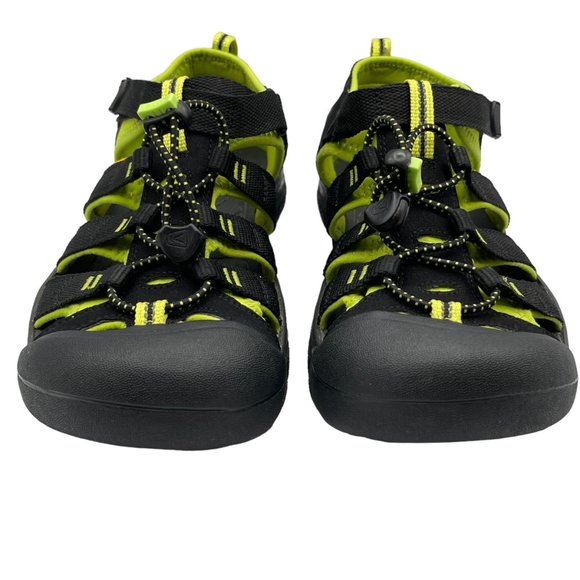 Keen Men\'s Newport H2 Outdoor Hiking Sandals Size 7 in Black and Lime Green main image 5